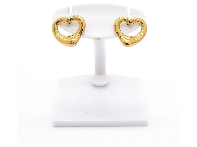 Orecchini a cuore Tiffany & Co. in oro giallo 18K - vista 2