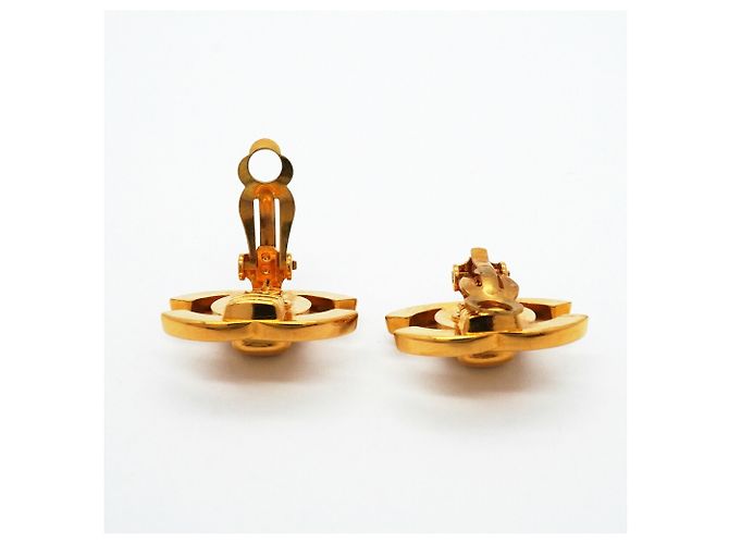 Orecchini a clip Chanel placcati oro D'oro - vista 3