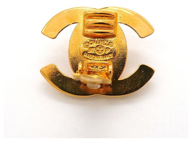 Orecchini a clip Chanel placcati oro D'oro - vista 4