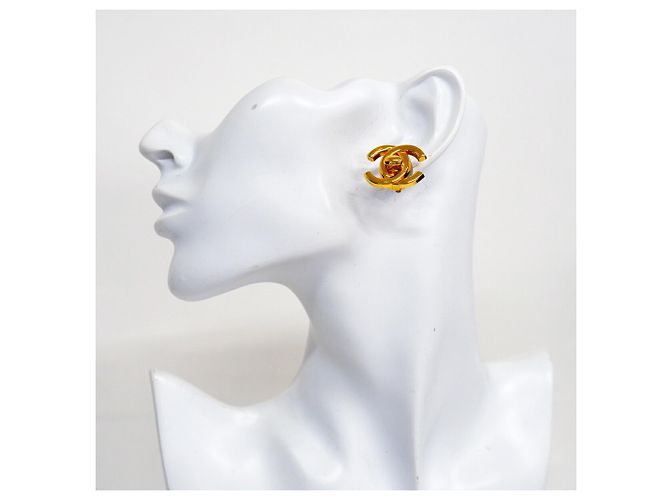 Orecchini a clip Chanel placcati oro D'oro - vista 5