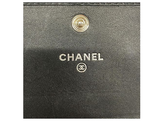 Tarjetero Chanel Cambon de piel de cordero Negro - vista 4