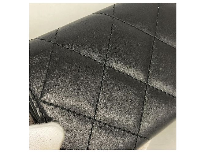 Tarjetero Chanel Cambon de piel de cordero Negro - vista 8