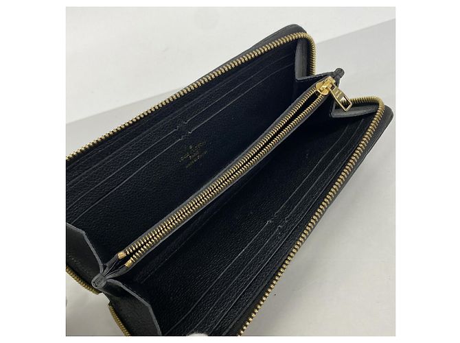 Louis Vuitton Monogram Empreinte Portefeuille Clemence Long Wallet Nero - vista 3
