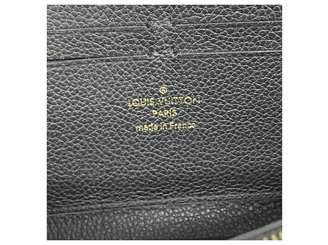 Louis Vuitton Monogram Empreinte Portefeuille Clemence Long Wallet Nero - vista 4