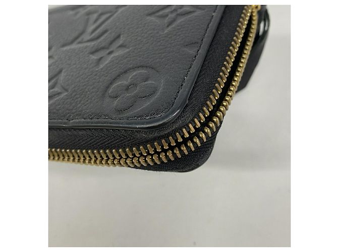 Louis Vuitton Monogram Empreinte Portefeuille Clemence Long Wallet Nero - vista 6