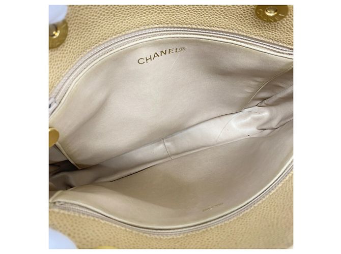 Borsa a tracolla Chanel Matelassé Beige - vista 4