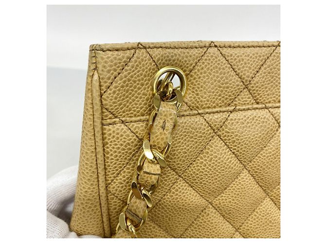 Borsa a tracolla Chanel Matelassé Beige - vista 8