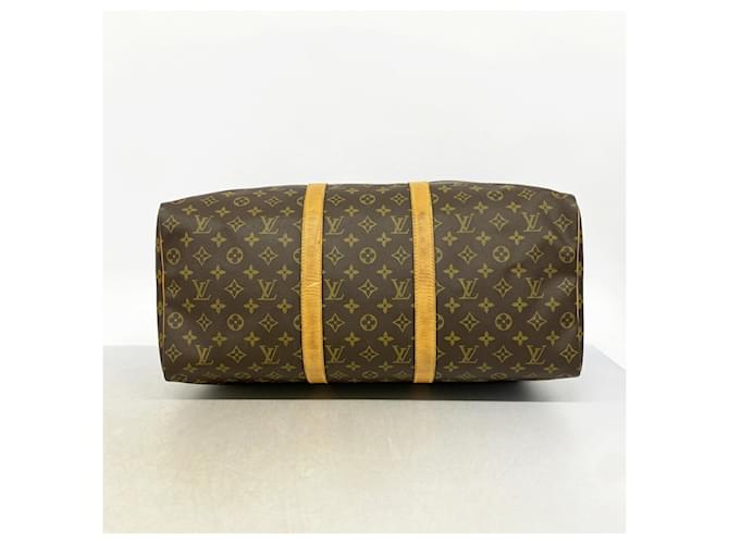 Louis Vuitton Boston Monogram Keepall 50 Marrone - vista 3
