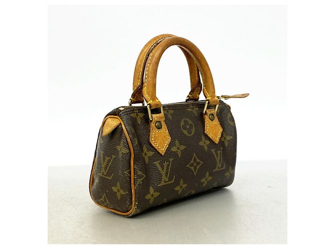 Louis Vuitton Monogram Mini Speedy Handtasche Braun - Ansicht 2