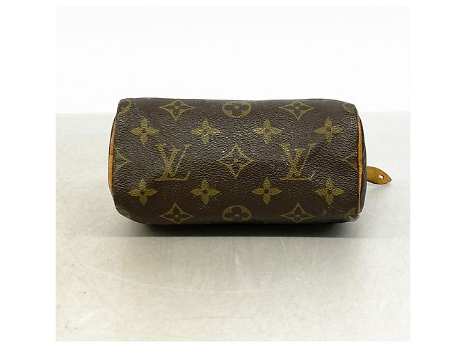 Louis Vuitton Monogram Mini Speedy Handtasche Braun - Ansicht 3
