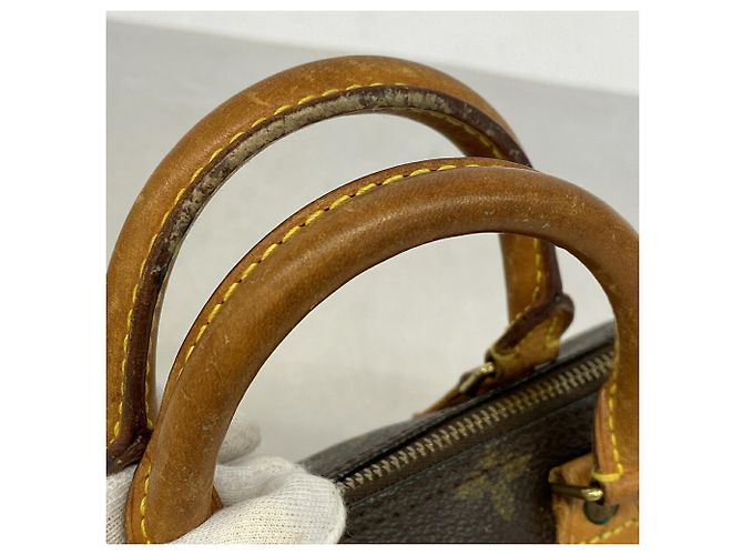 Louis Vuitton Monogram Mini Speedy Handtasche Braun - Ansicht 7