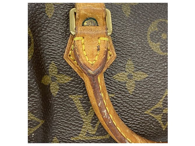Louis Vuitton Monogram Mini Speedy Handtasche Braun - Ansicht 8