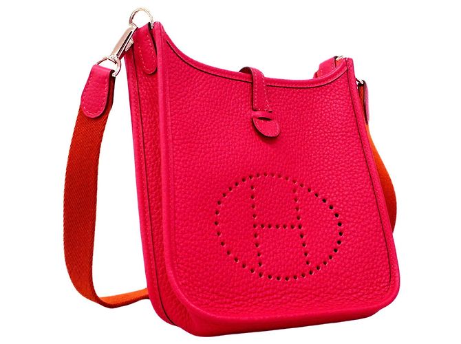 Hermès Borsa a tracolla Hermes Evelyne TPM Rosa - vista 2