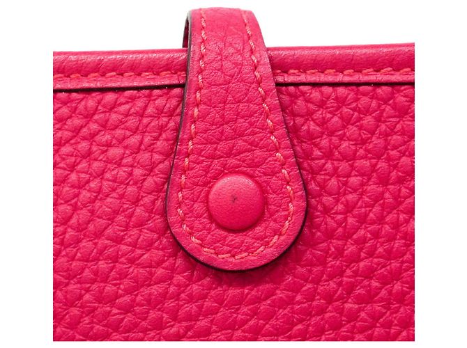Hermès Borsa a tracolla Hermes Evelyne TPM Rosa - vista 8