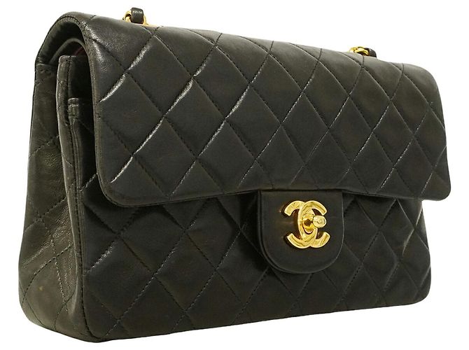 Chanel Matelassé Schultertasche Schwarz - Ansicht 2