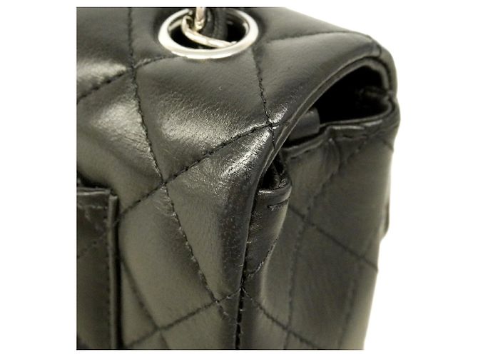 Timeless Borsa a tracolla Chanel Mini Matelassé con catena Nero - vista 6