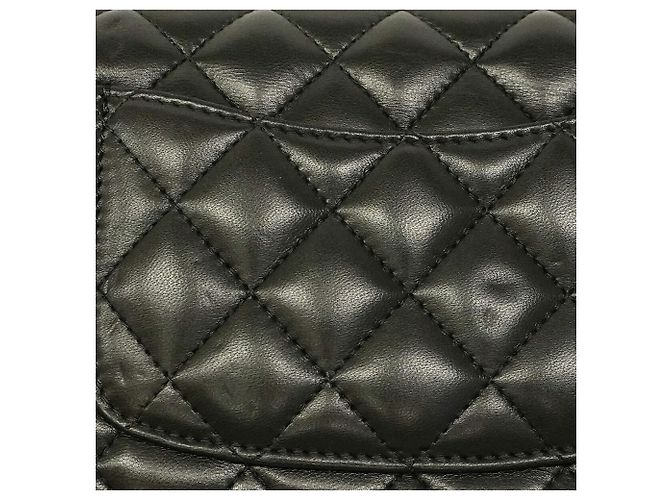Timeless Borsa a tracolla Chanel Mini Matelassé con catena Nero - vista 9