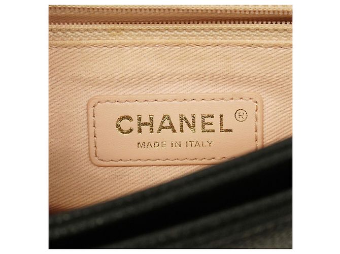 Borsa Chanel Half Coco nera in pelle di vitello Nero - vista 5