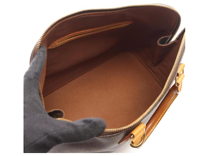 Borsa a mano Louis Vuitton Alma PM Monogram Marrone - vista 3