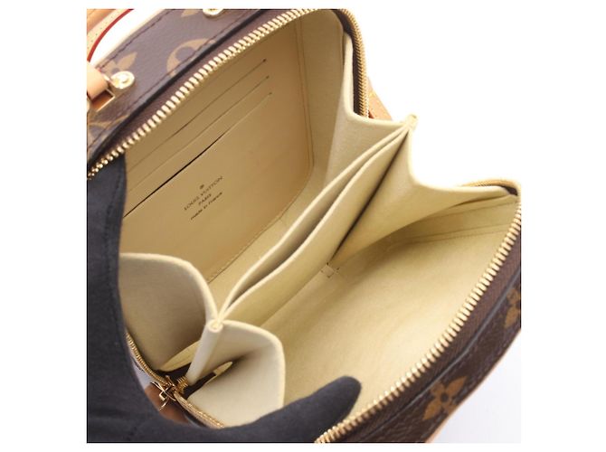 Borsa a mano 2-Way Louis Vuitton Valisette Vertical Marrone - vista 3