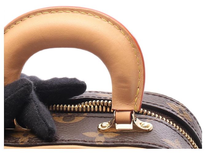 Borsa a mano 2-Way Louis Vuitton Valisette Vertical Marrone - vista 7