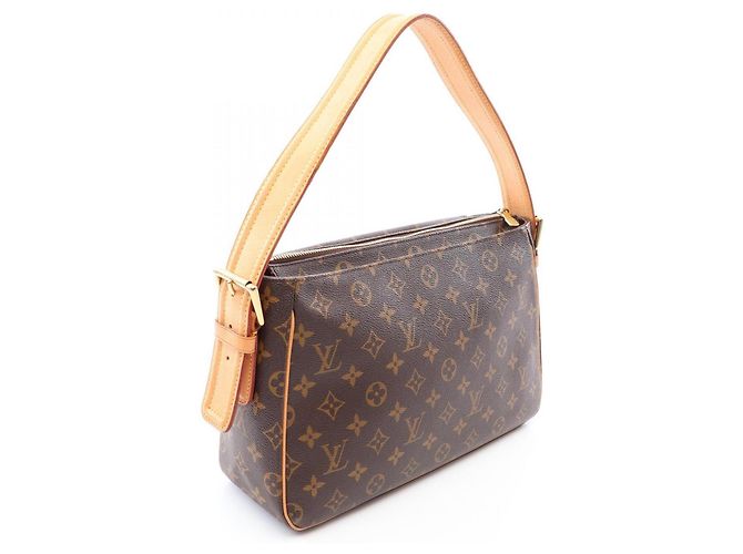 Borsa a tracolla Louis Vuitton Vivacite GM Monogram Marrone - vista 2