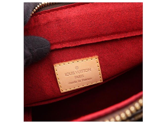 Borsa a tracolla Louis Vuitton Vivacite GM Monogram Marrone - vista 4