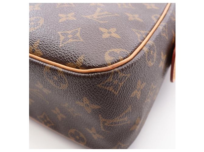 Borsa a tracolla Louis Vuitton Vivacite GM Monogram Marrone - vista 6