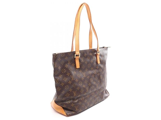 Borsa Cabas Mezzo Monogram Louis Vuitton Marrone - vista 2