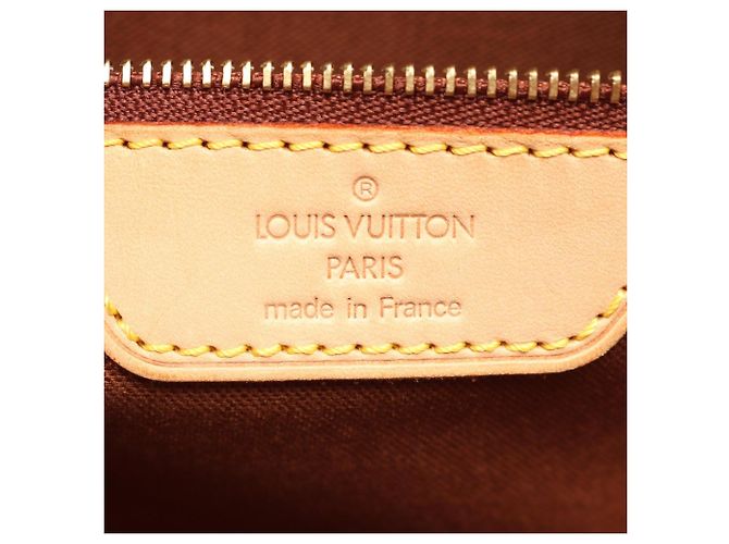 Borsa Cabas Mezzo Monogram Louis Vuitton Marrone - vista 4