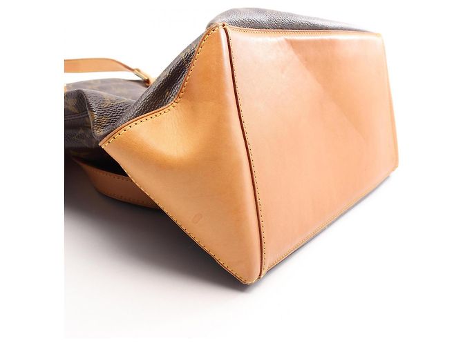 Borsa Cabas Mezzo Monogram Louis Vuitton Marrone - vista 9