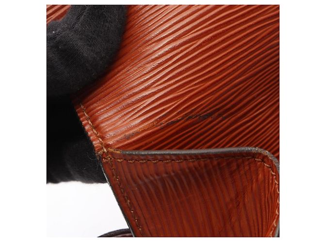Borsa Louis Vuitton Cartouchiere Epi Kenya Brown Marrone - vista 11