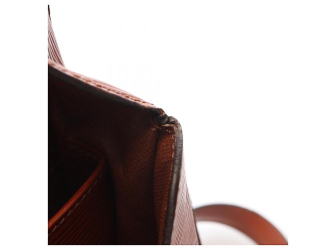 Borsa Louis Vuitton Cartouchiere Epi Kenya Brown Marrone - vista 12