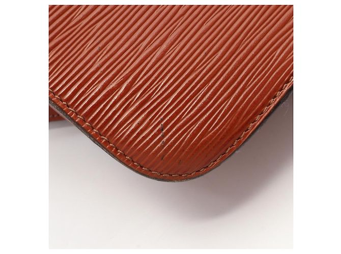 Borsa Louis Vuitton Cartouchiere Epi Kenya Brown Marrone - vista 14
