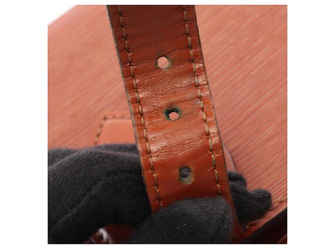 Borsa Louis Vuitton Cartouchiere Epi Kenya Brown Marrone - vista 8