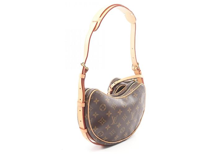 Louis Vuitton Croissant Monogram Shoulder Bag Brown - view 2
