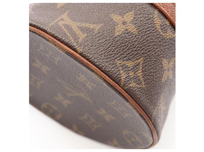 Borsa a mano Louis Vuitton Papillon 26 Monogram Marrone - vista 8