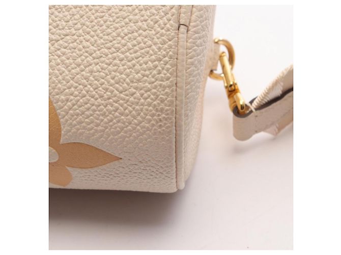 Louis Vuitton Papillon BB 2-Way Handtasche Beige Golden Roh - Ansicht 6