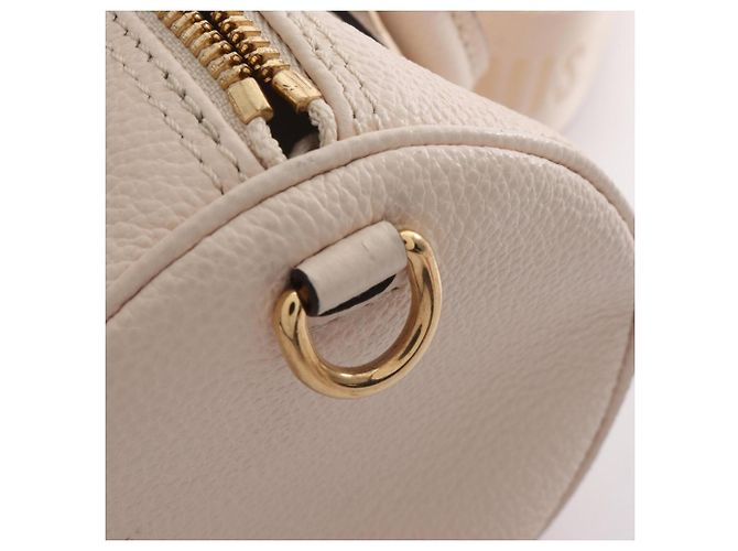 Louis Vuitton Papillon BB 2-Way Handtasche Beige Golden Roh - Ansicht 8