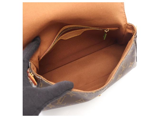 Borsa a mano Louis Vuitton Mini Looping Monogram Marrone - vista 3