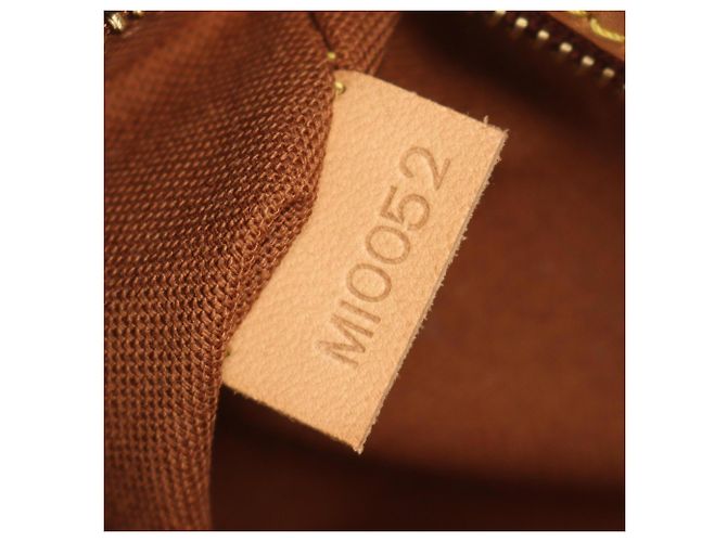 Borsa a mano Louis Vuitton Mini Looping Monogram Marrone - vista 5