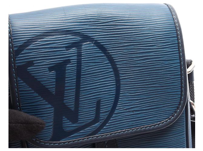 Borsa a Tracolla Downtown BB Louis Vuitton Blu - vista 12