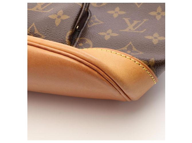 Zaino/Borsa Louis Vuitton Montsouris MM Monogram Marrone - vista 10