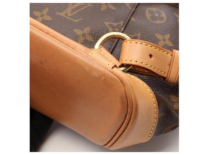 Zaino/Borsa Louis Vuitton Montsouris MM Monogram Marrone - vista 11