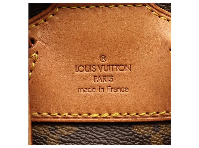 Zaino/Borsa Louis Vuitton Montsouris MM Monogram Marrone - vista 4