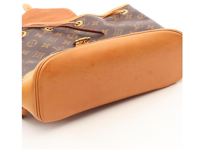 Zaino/Borsa Louis Vuitton Montsouris MM Monogram Marrone - vista 9