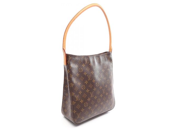 Borsa a tracolla Louis Vuitton Looping GM Monogram Marrone - vista 2