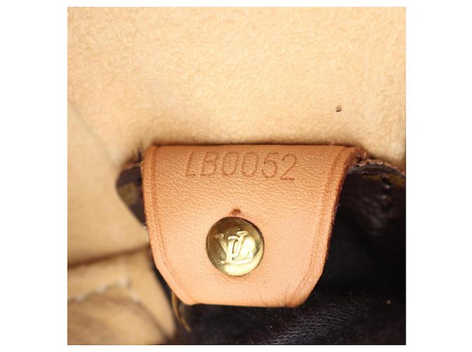 Borsa a tracolla Louis Vuitton Looping GM Monogram Marrone - vista 5
