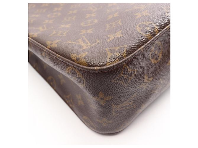 Borsa a tracolla Louis Vuitton Looping GM Monogram Marrone - vista 6