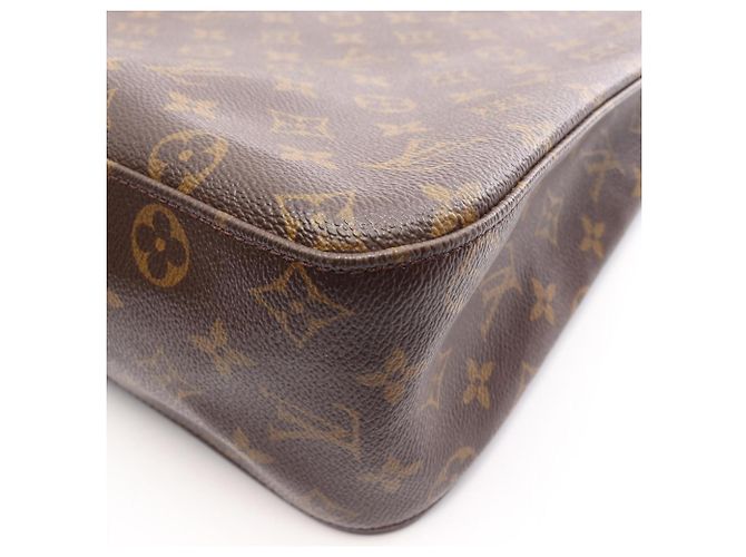 Borsa a tracolla Louis Vuitton Looping GM Monogram Marrone - vista 7